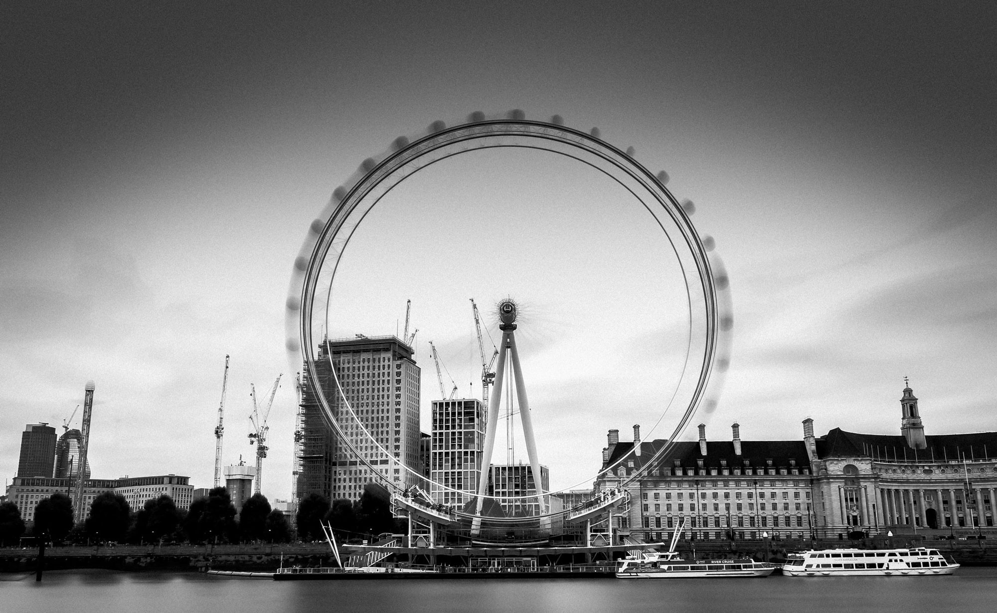 The London Eye on the Thames